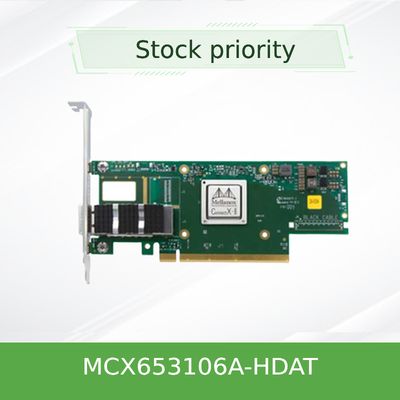 MCX653106A-HDAT Mellanox Network Card 200Gb/S 4*50Gb/S Portos Ethernet