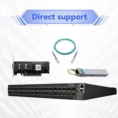 Desempenho de rede aprimorado Switch Mellanox MQM8790-HS2R(920-9B110-00RH-0D0) Quantum Hdr Infiniband Switch 40 Portas Qsfp56 Nvidia