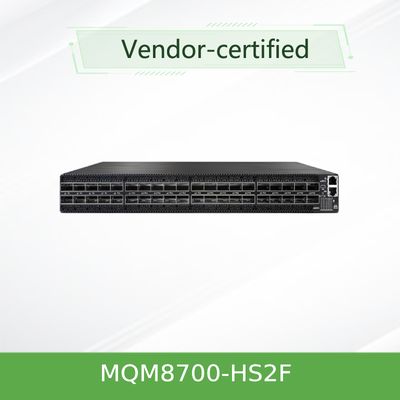 MQM8700-HS2F(920-9B110-00FH-0MD) Switch de rede Quantum Mellanox Hdr 40 Portas 200 Gbit/s 40 Portas Infiniband