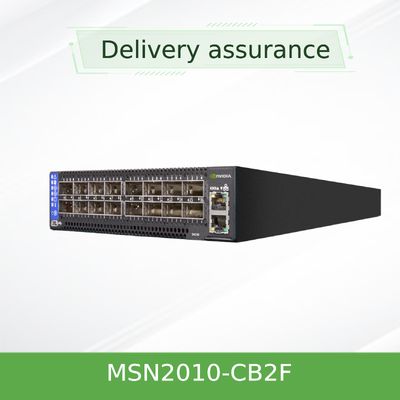 18 SFP28 portos Linux basearam o interruptor de rede MSN2010-CB2F de Mellanox Open Source 25GbE/100GbE