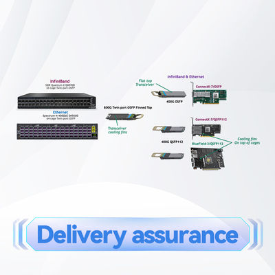 2 o interruptor curto MSN2100-CB2F 100GbE 1U 16 QSFP28 de Mellanox SN2000 da profundidade do núcleo move 2 fontes de alimentação X86 da C.A.