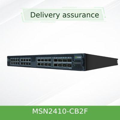 Interruptor 1,8 Tbps da rede MSN2410-CB2F Mellanox 25g