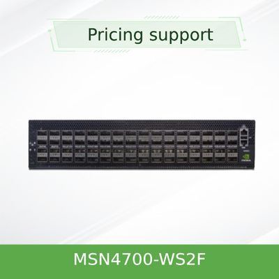 32 ethernet de QSFP-DD Open Source Mellanox comutam 400GbE 1U MSN4700-WS2F