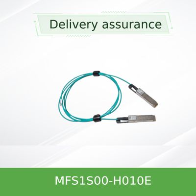 Nvidia Mfs1s00-Hxxxv 200GB/S Qsfp56 Mmf Aoc Mfs1s00-H010e Cabo óptico ativo, até 200gbps, Qsfp56 a Qsfp56