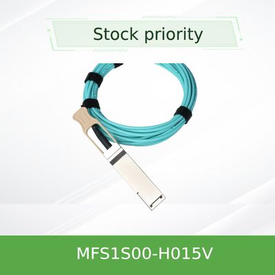 Conexões eficientes rápidas 100GbE 25GbE de Data Center do cabo da fibra do cabo MFS1S00-H015V Aoc de Mellanox AOC DAC