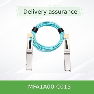 cabo ethernet MFA1A00-C015 15m de 100GbE QSFP LSZH Mellanox AOC