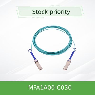 AOC ótico ativo Mellanox 100GbE cabografa MFA1A00-C030 QSFP LSZH 30m