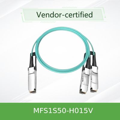 Cabo AOC 100g MFS1S50-H015V VPI HDR & ETH 15m do divisor do OEM Mellanox