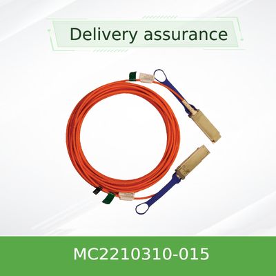 40GbE alaranjado QSFP+ Mellanox ótico ativo DAC Cable Ethernet MC2210310-015 15M