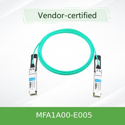 MFA1A00-E005 cabo ótico ativo InfiniBand EDR até o cabo de 100Gb/S QSFP LSZH 5m Mellanox AOC