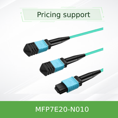 Cabos de fibra passiva MFP7E20-N010 Multimodo MPO-12/APC para 2x MPO-12/APC, 10m