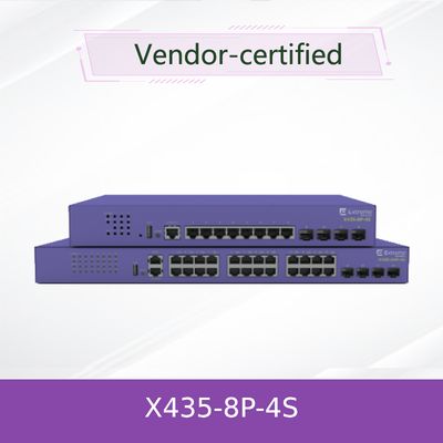 Switch de rede Mellanox de alto desempenho Extreme X435-8p-4s para conectividade rápida