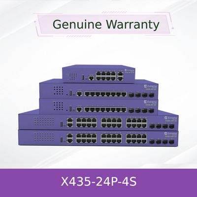 24P Extreme Networks X435 AVB Switch X435 4S 68Gbps 50,6Mpps novo e original