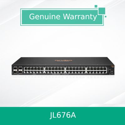 Switch Gerenciado Hpe Aruba Cx 6100 48g com Portas SFP+ (JL676A) Novo e original