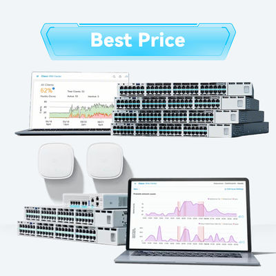 Original Novo Cisco C9200L-24t-4G-E 9200 Série 24-Port 10/100/1000 + 4X1g SFP Switch de rede