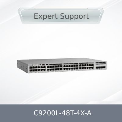 Novo e original switch de rede Cisco série C9200 de 48 portas C9200L-48t-4X-a Uplink Data SFP em estoque