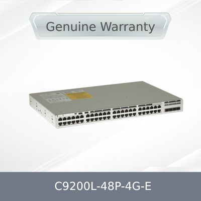 Switch de rede C9200L-48p-4G-E Novo e Original 9200L 48 Portas Poe 4 Uplink SFP 1g