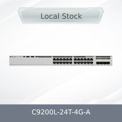 Nova fábrica original selada C9200L-24t-4G-a 9200L 24-Port Poe + 4G Network Advantage Ciscos Switch C9200L-24t-4G-a
