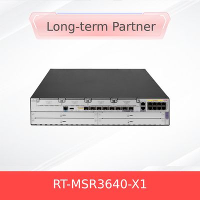 Desempenho de Encaminhamento da Caixa de Produtos do Roteador Série H3c Rt-Msr3640-X1 10g SFP+