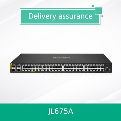 HPE Aruba CX 6100 JL675A Comutador Gigabit PoE+ de 48 portas 370W Classe 4 4x SFP+ Gerenciada camada 2