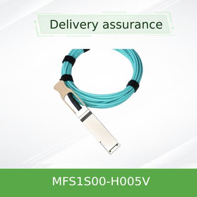 Cabo Óptico Ativo QSFP56 NVIDIA MFS1S00-H005V 200Gb/s - 5m - Placa de Rede para Data Center de Alta Velocidade