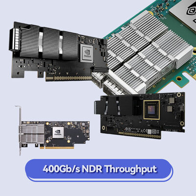 Adaptador Inteligente NVIDIA ConnectX-7 MCX75310AAS-NEAT de Porta Dupla de 400Gb/s InfiniBand e Ethernet – PCIe 5.0 x16, NDR