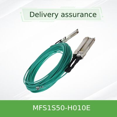 Cabo Divisor Óptico Ativo NVIDIA Mellanox MFS1S50-H010E de 200Gb/s para 2x100Gb/s QSFP56 AOC de 10m