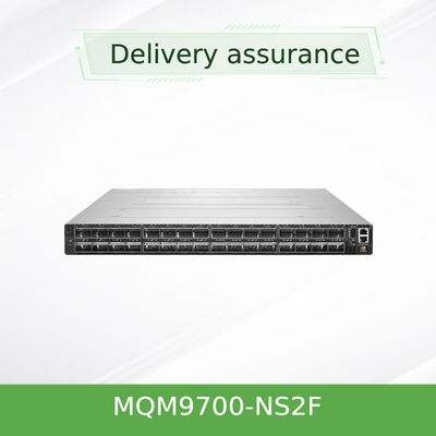 NVIDIA Quantum-2 QM9700-NS2F Gerenciado InfiniBand Switch 64-Port 400G NDR 51.2 Tb/s Flow de ar P2C