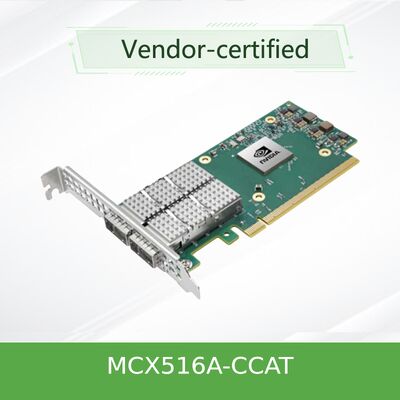 Mellanox ConnectX-5 MCX516A-CCAT 100GbE Dual-Port QSFP28 Adapter Card