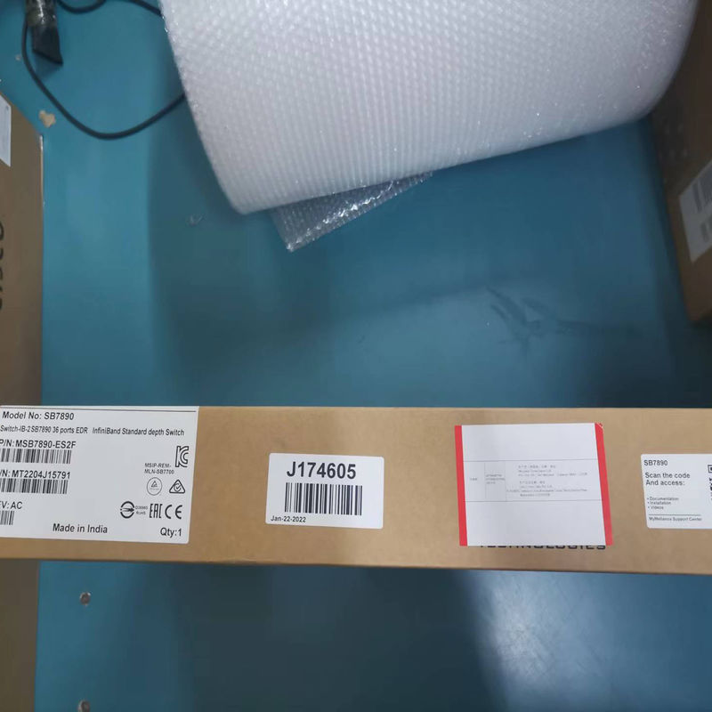 36p externamente controlou a Não-obstrução do interruptor MSB7890-ES2F de EDR 100Gb/S Smart Mellanox Infiniband