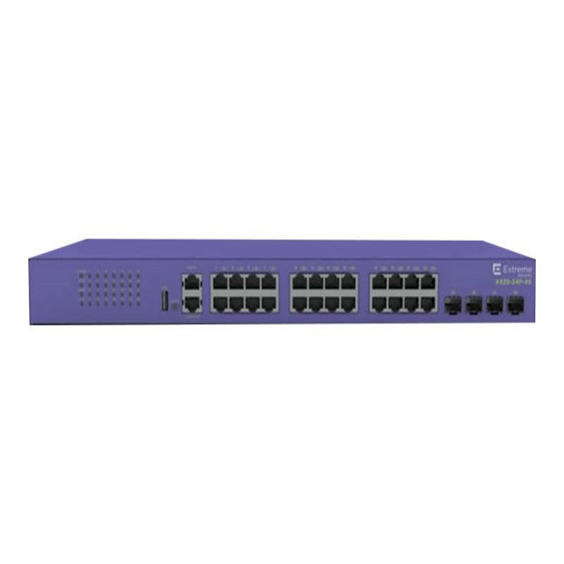 Metade completa - 802.3at a rede extrema frente e verso AVB do ponto de entrada X435 comuta 24T-4S 48 os portos 216Gbps