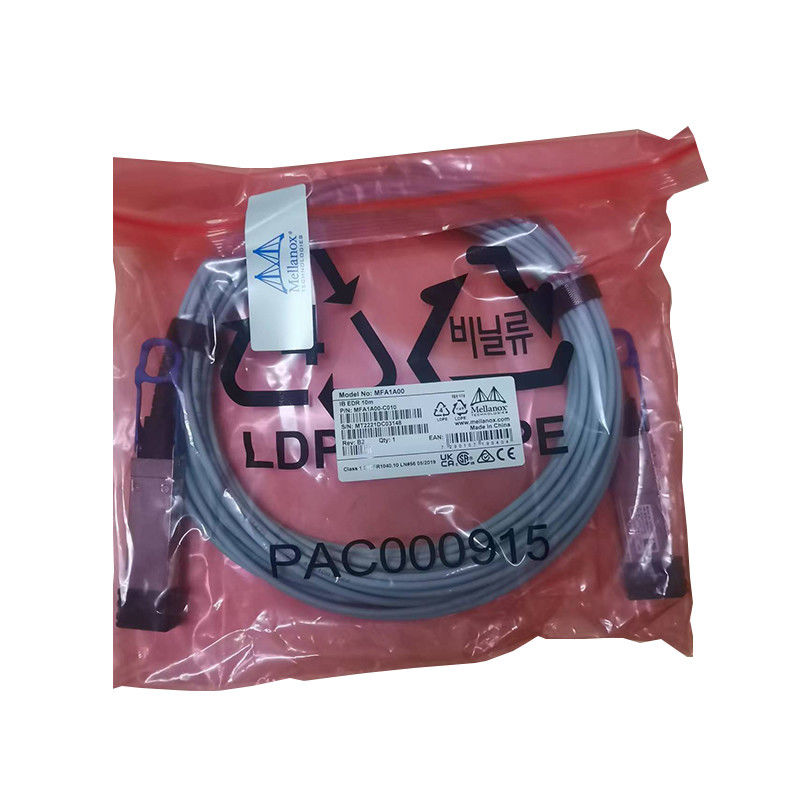 VCSEL baseou o cabo MFA1A00-E015 IB EDR de QSFP Mellanox AOC até 100Gb/S