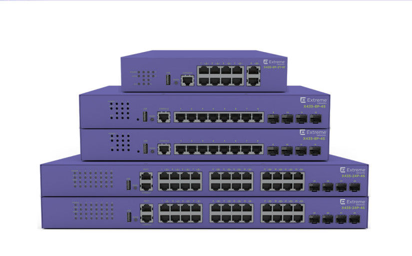 24P Extreme Networks X435 AVB Switch X435 4S 68Gbps 50,6Mpps novo e original