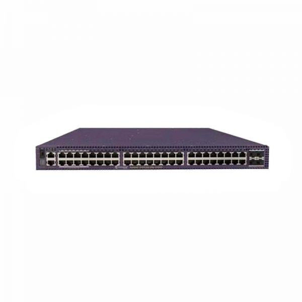 O interruptor X460 PoE+ extremo do RJ45 48x consola 10GE4 os portos portuários da base 48
