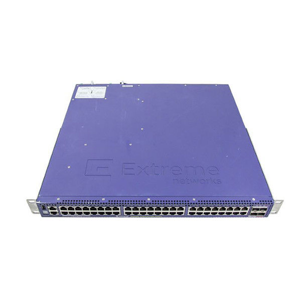 O interruptor X460 PoE+ extremo do RJ45 48x consola 10GE4 os portos portuários da base 48