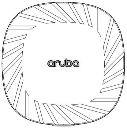 O rádio duplo o terreno AP 515 Aruba Wifi de 510 séries 6 antenas 802.11ax internas unificou o AP
