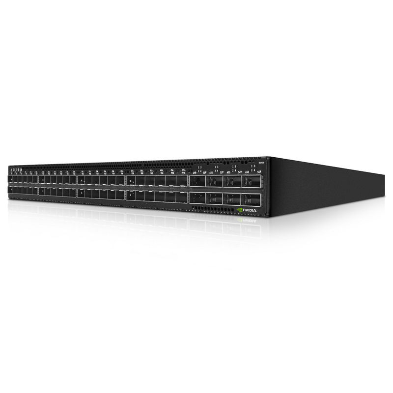 O cúmulo Linux do interruptor de rede de MSN2410-CB2FC Mellanox sN2410Mellanox 48 SFP28 move 8 portos QSFP28