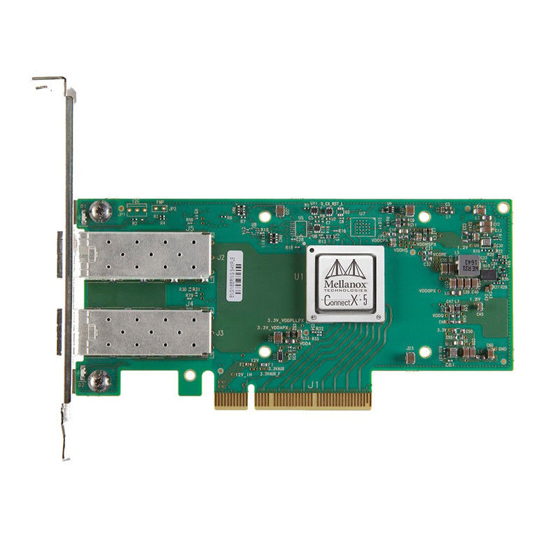EN prendido feito sob encomenda do cartão MCX512A-ACAT ConnectX-5 de SFP Pcie do cartão dos ethernet de Mellanox 10gb