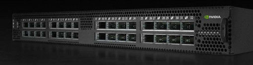 Interruptor MSN3700-VS2FC 200GbE 1U de Linux do cúmulo do interruptor de rede aberta de 2 fontes de alimentação Mellanox da C.A.