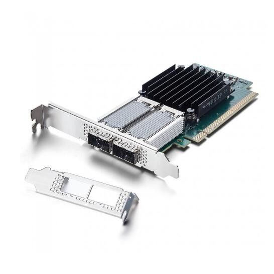 Ethernet Mellanox Nic Cards MCX416A-CCAT 100GbE QSFP28 do EN de PCIe3.0 X16 ConnectX-4