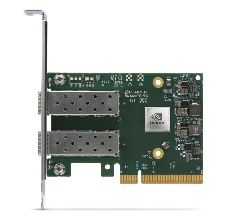 Porto duplo QSFP56 da placa de rede MCX623105AN-VDAT 100GbE de Mellanox da relação do EN de ConnectX-6 DX