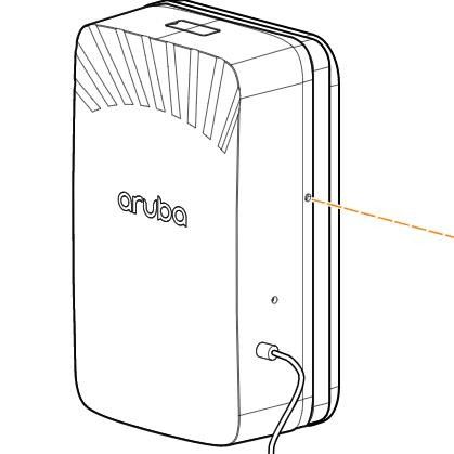 2x2 unificou as séries AP 505H dos pontos de acesso 500H do AP da hospitalidade de Aruba (RW) com 1+4 ethernet PSE USB