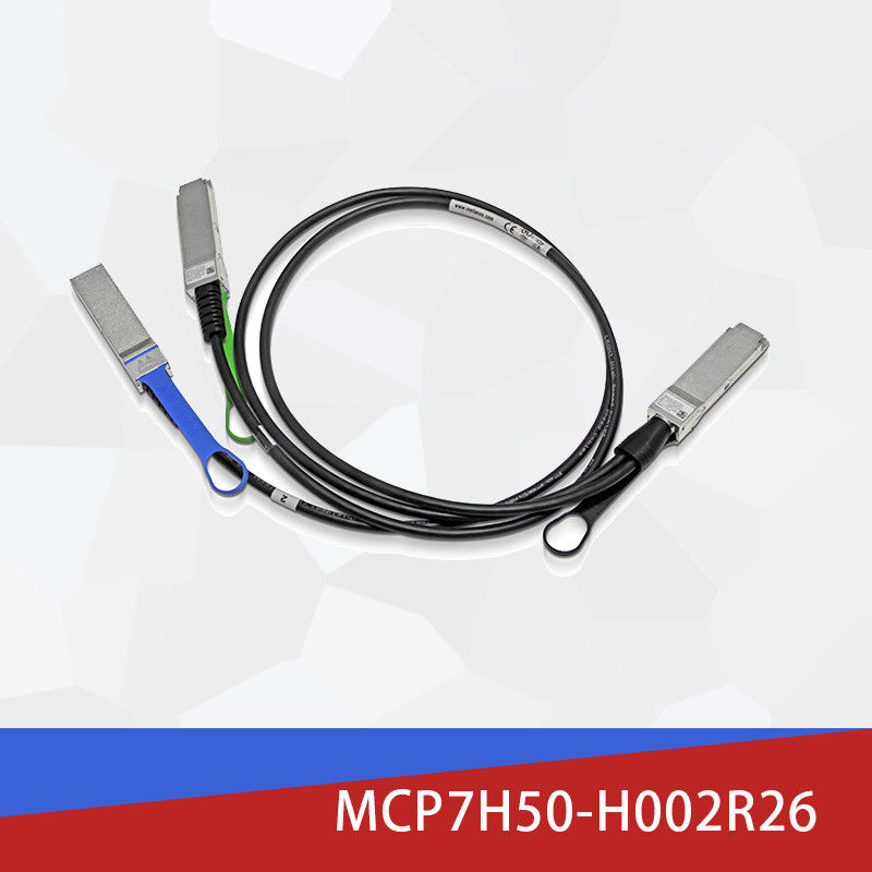 cabo MCP7H50-H002R26 MCP7H50-V0xxR QSFP56 de 2m HDR100 Mellanox DAC Cable Direct Attach Fiber