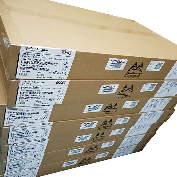 MQM9790-NS2F Comutador de rede Mellanox InfiniBand 64 portas 400 Gb/S 32 portas OSFP não gerenciadas