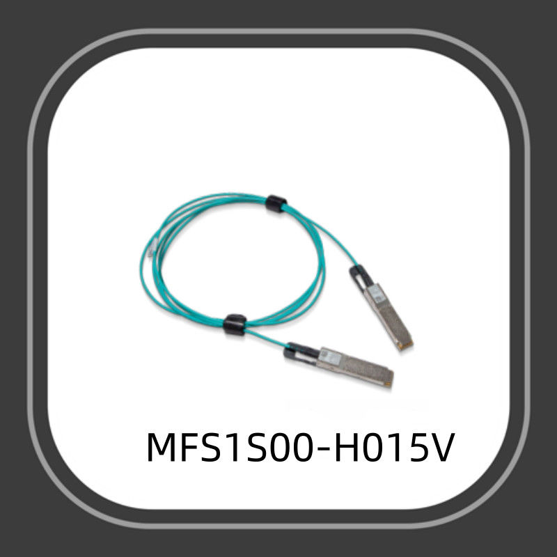 Mellanox AOC DAC cabo 200G 15m QSFP56 Aoc cabo de fibra MFS1S00-H015V cabo óptico ativo
