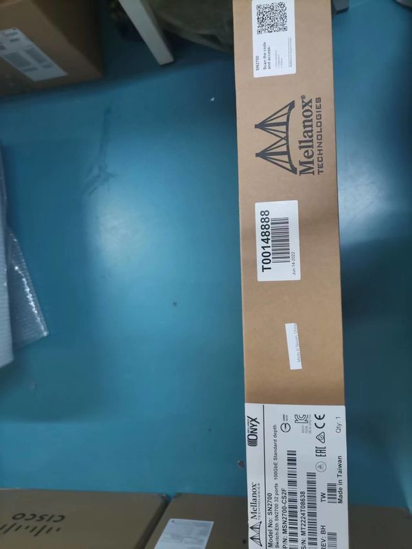 O espectro do interruptor de rede de MSN2700-CS2F Mellanox baseou o interruptor aberto dos ethernet de 25GbE/100GbE 1U