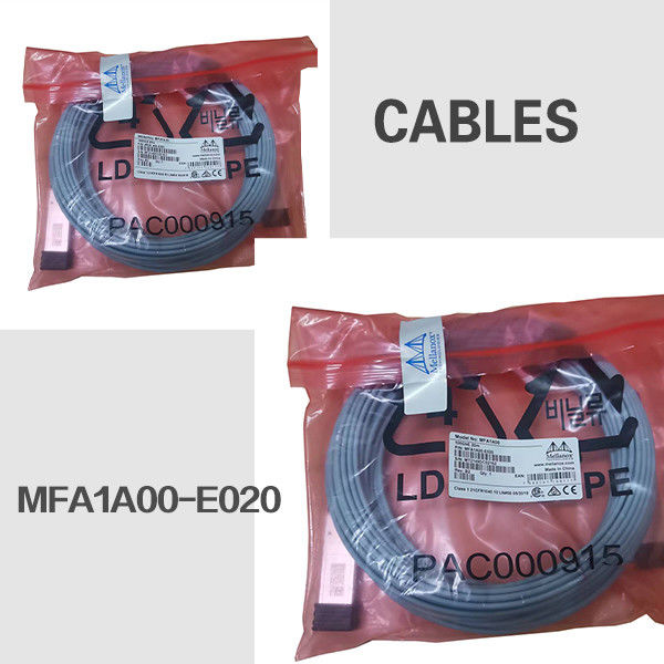 Cabo IB 200Gb/S HDR de MFS1S50-H010V Mellanox à baixa latência de 2x100Gb/S HDR100 MMF 10m