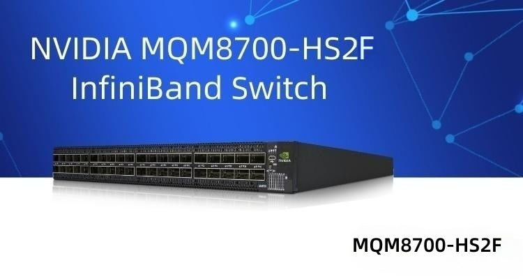 Porto 200G InfiniBand do interruptor de rede 40 de MQM8700-HS2F Mellanox para Data Center