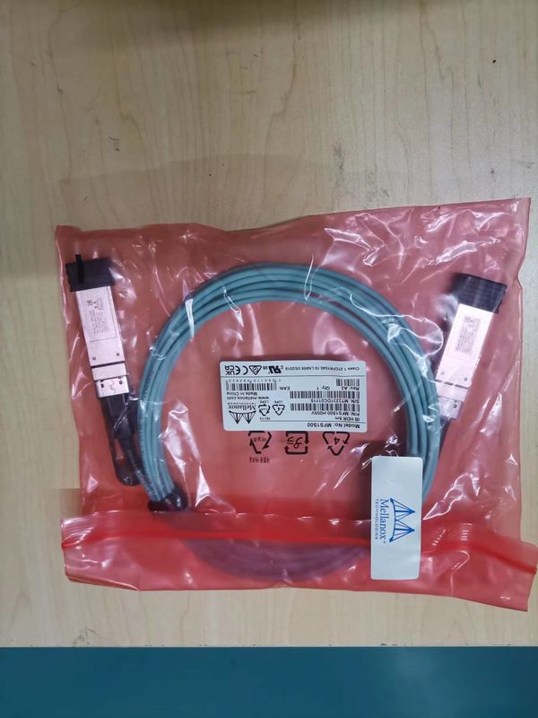 Cabo ótico ativo de MFS1S00-H005V Aoc até 200Gb/S IB HDR QSFP56 5m