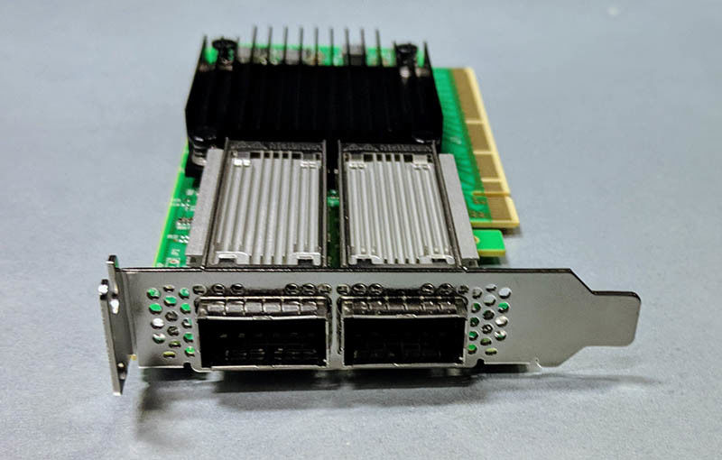 Porto duplo conservado em estoque do cartão EDR IB 100Gb/S 100GbE do adaptador de Mellanox MCX556A-EDAT ConnectX-5 VPI